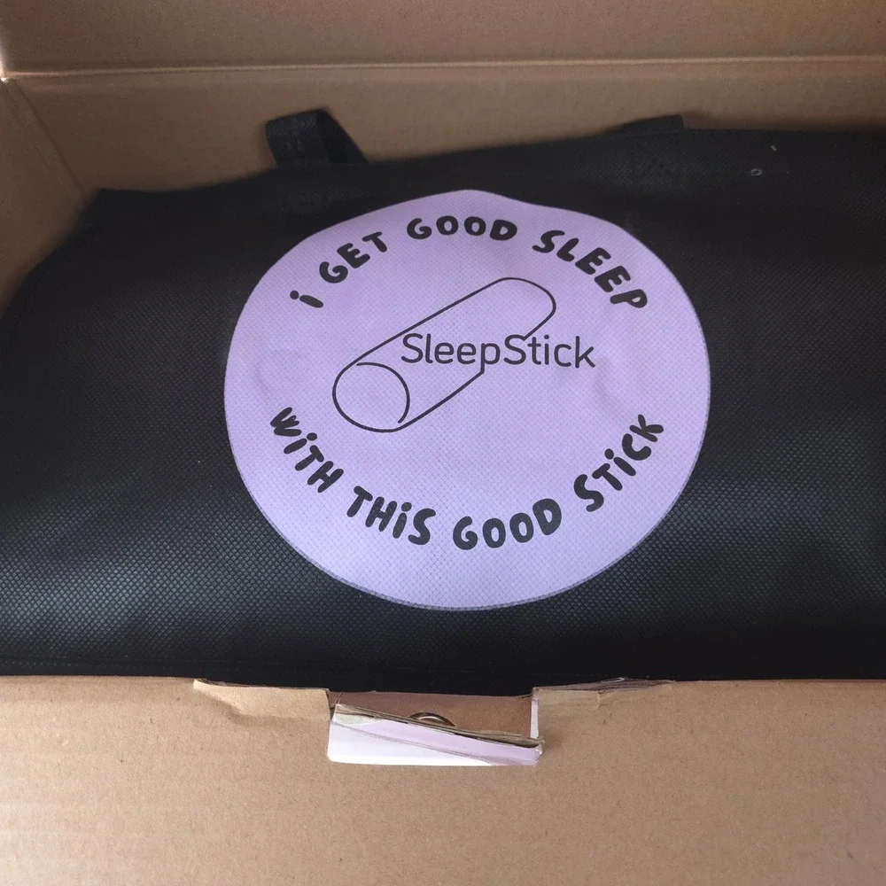 SleepStick Foam Core Body Pillow 40x10 Lavender Lyocell Cover Orthopedic Bolster